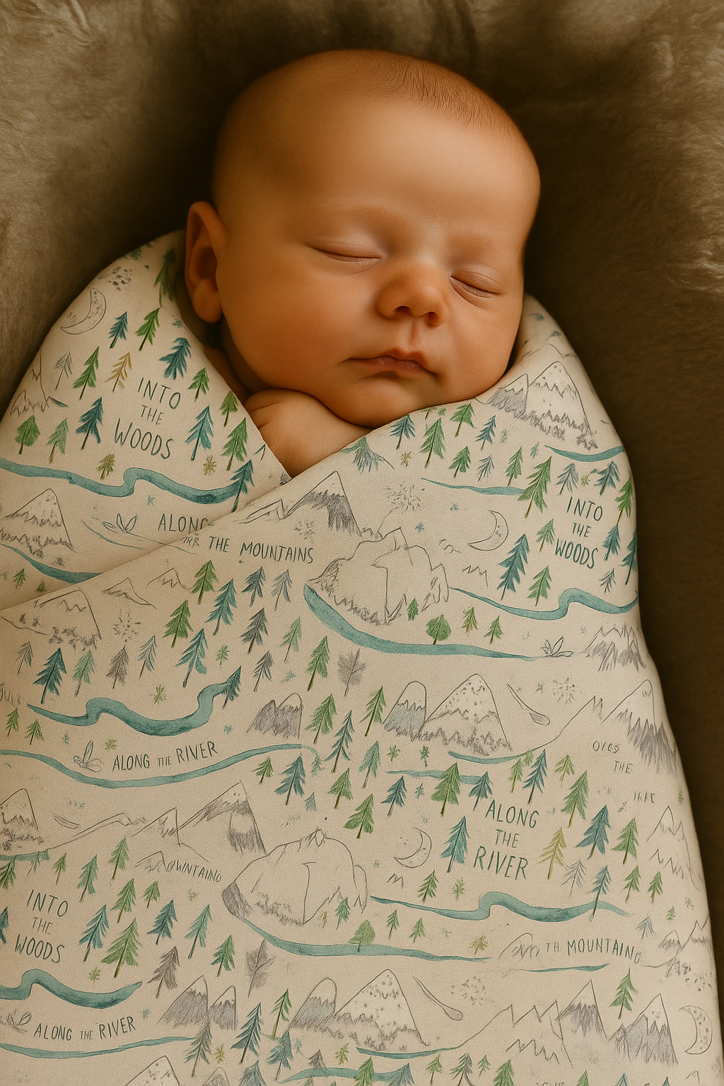 Adventure Awaits Minky Baby Blanket