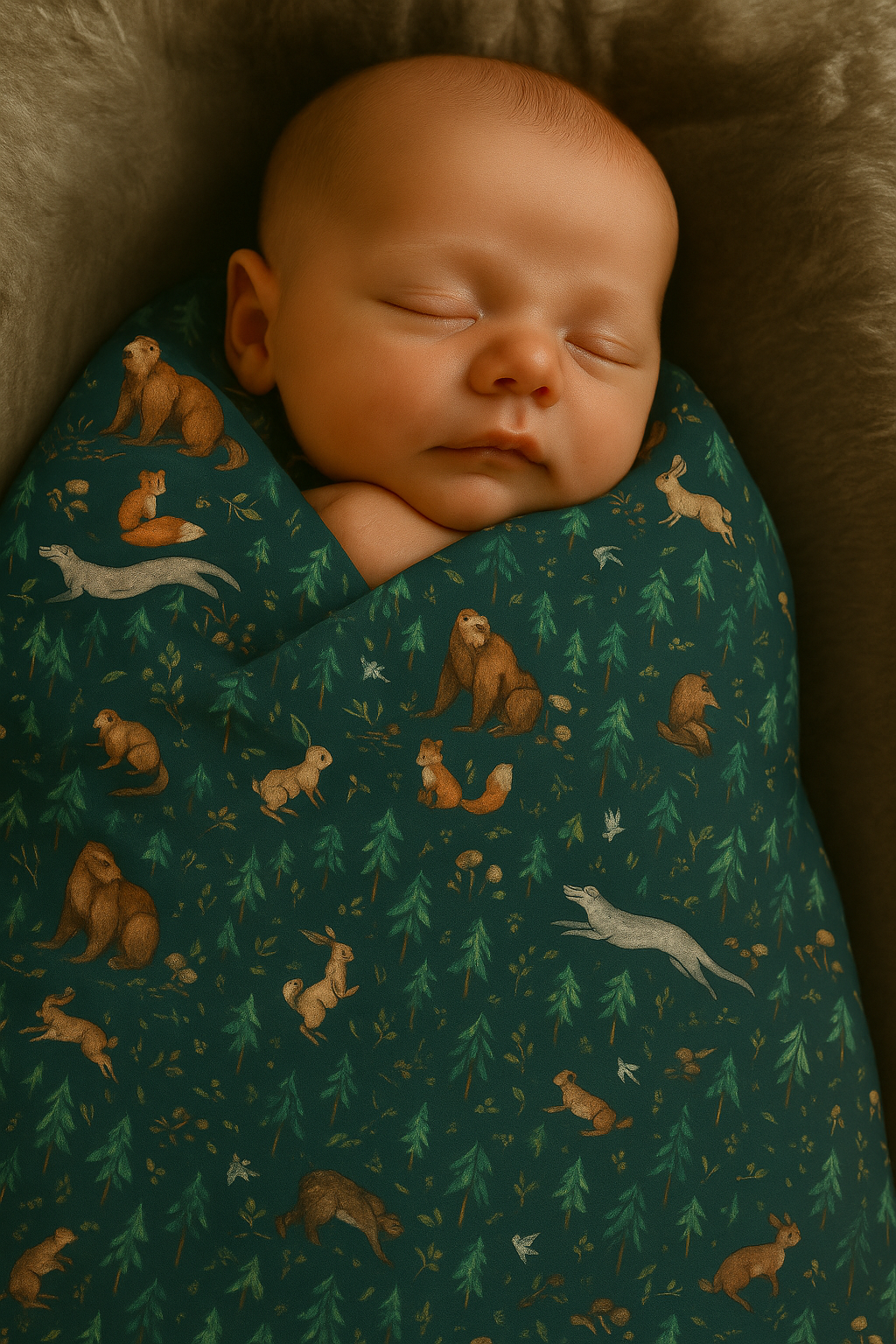 Child Of The Wild Minky Baby Blanket