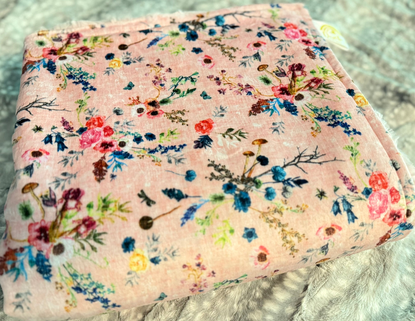 Wild Meadow Mama Bear Minky Throw