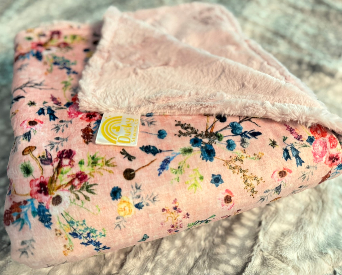 Wild Meadow Mama Bear Minky Throw