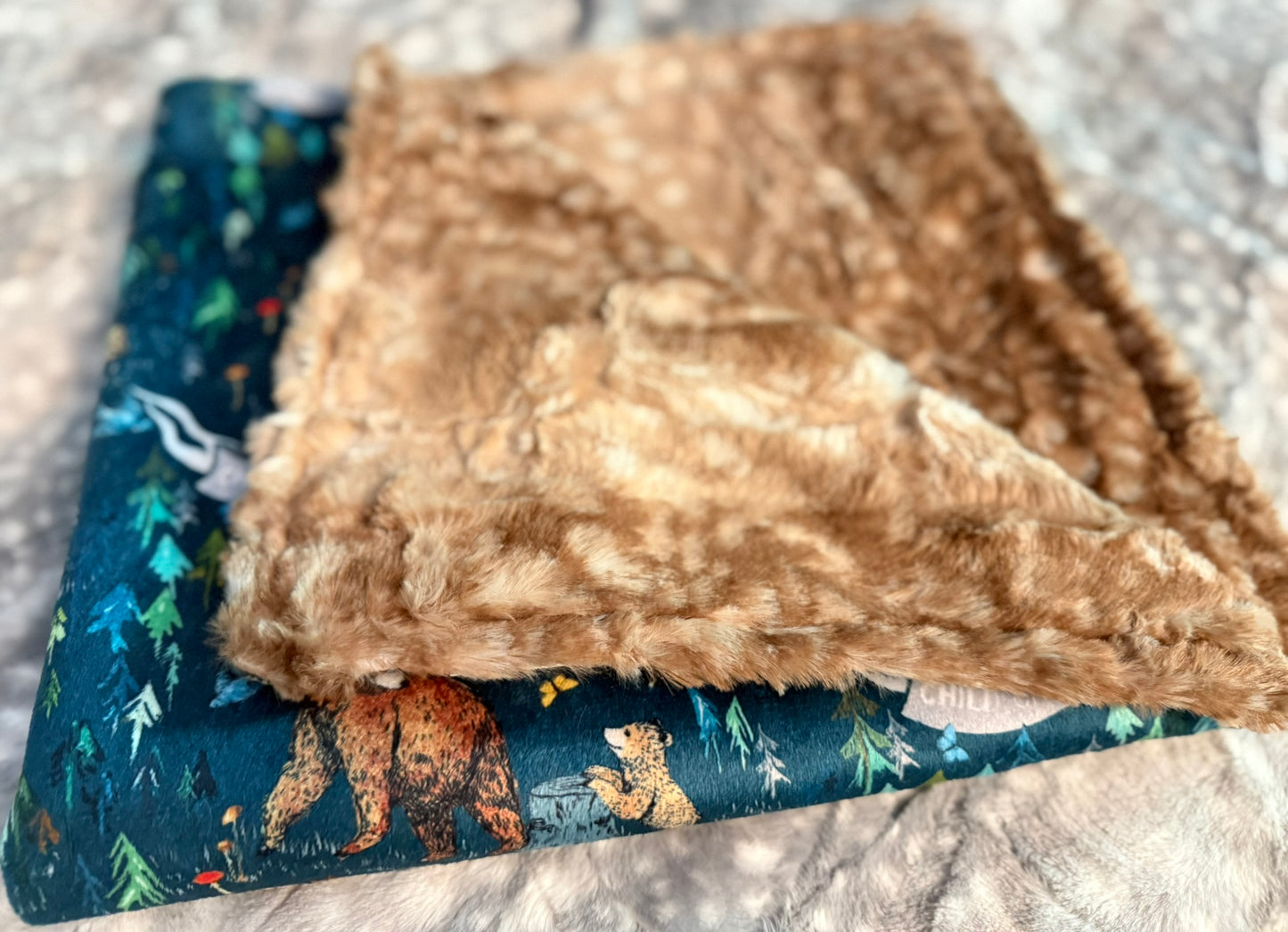 Child Of The Wild Minky Baby Blanket