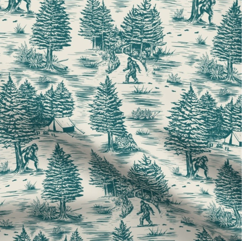 Sasquatch Papa Bear Minky Throw