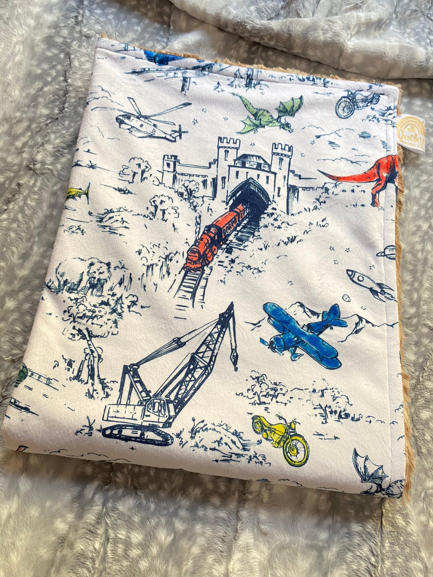 The Ultimate Boy Blanket Minky Baby Blanket