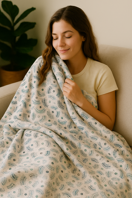Sundial Mama Bear Minky Throw