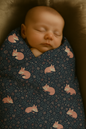 Sleepy Foxes Minky Baby Blanket