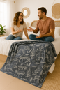 Animals Of The Wild Papa Bear Minky Throw