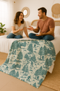 Sasquatch Papa Bear Minky Throw