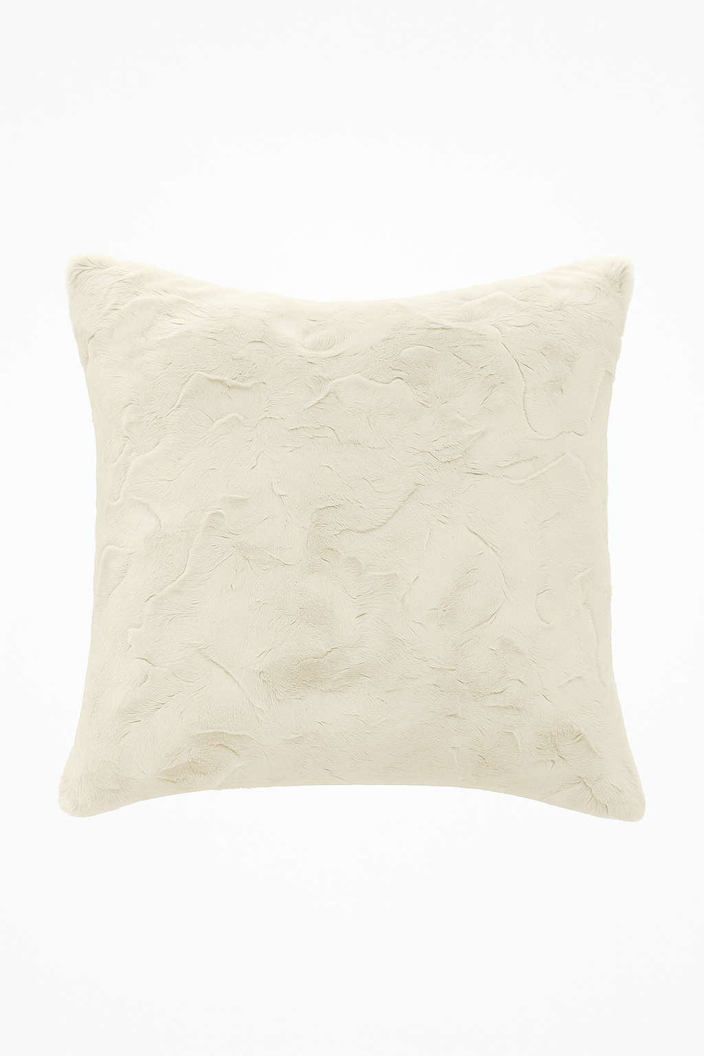 High Pile Minky Pillow Covers -Natural Hide