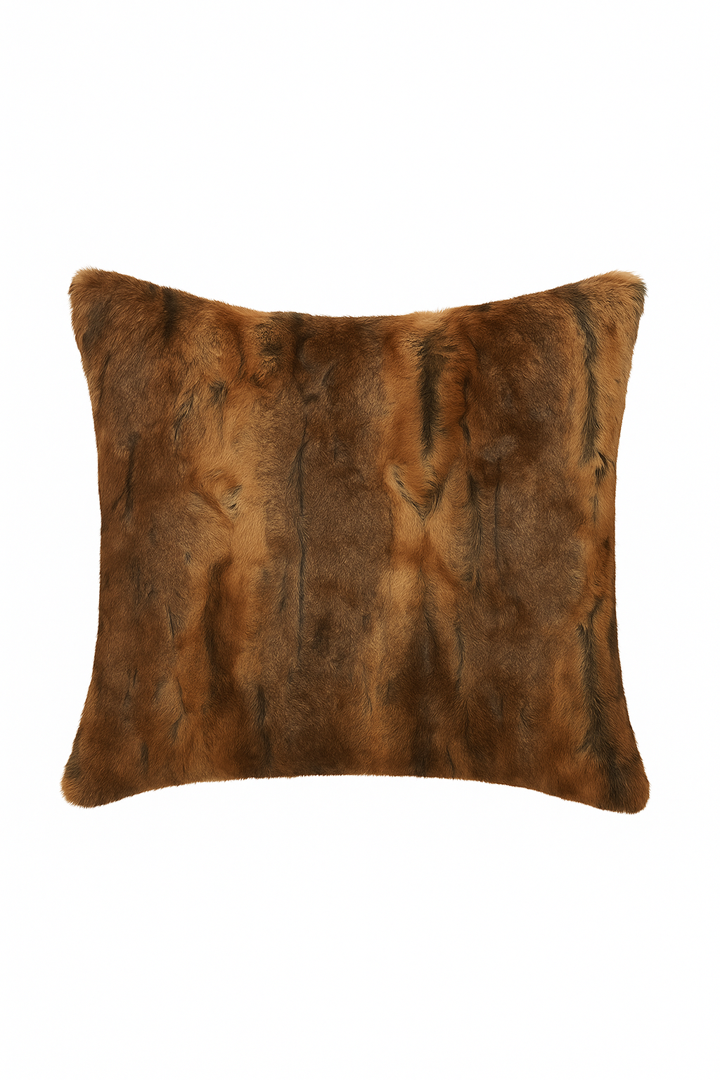 High Pile Minky Pillow Covers- Bear Hide