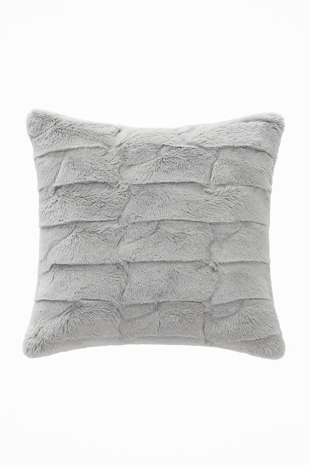 High Pile Minky Pillow Covers -Stone
