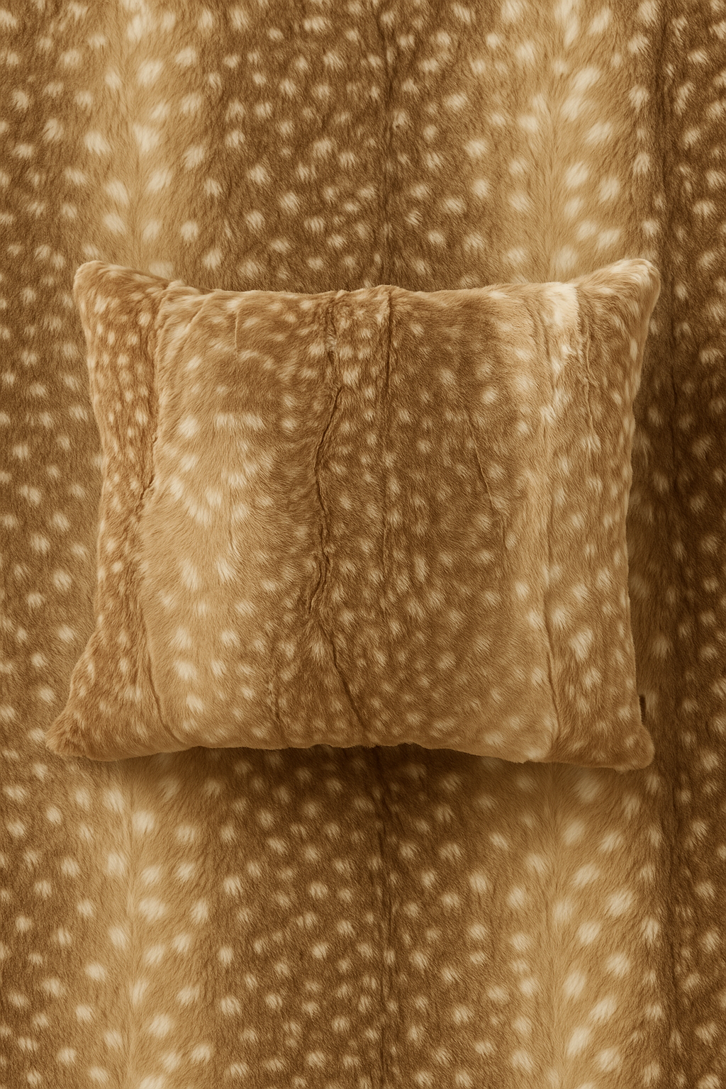 High Pile Minky Pillow Covers -Fawn