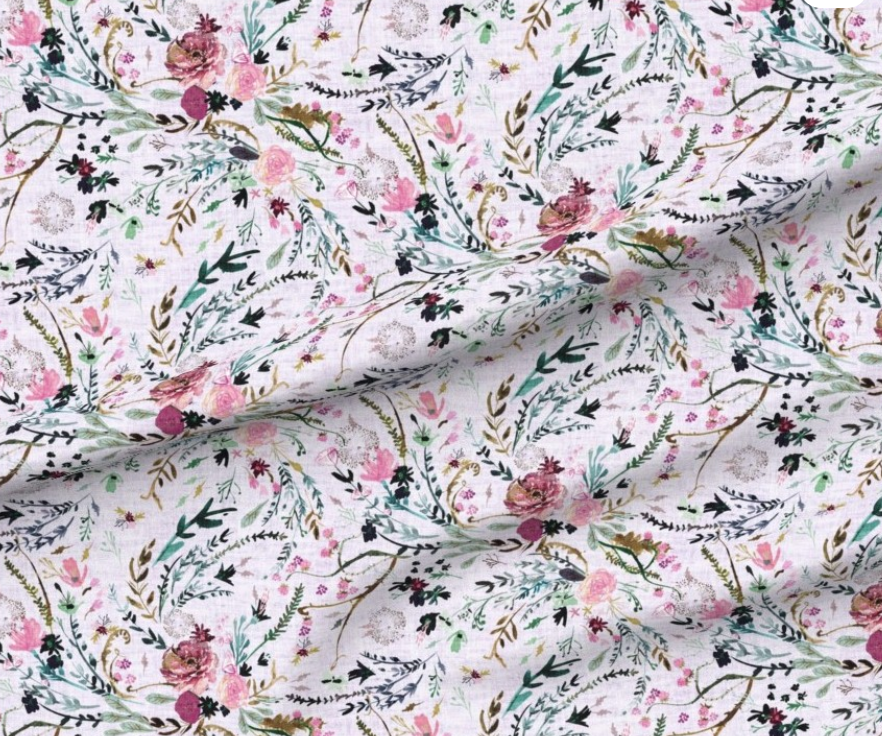 Fable Floral Mama Bear Minky Throw