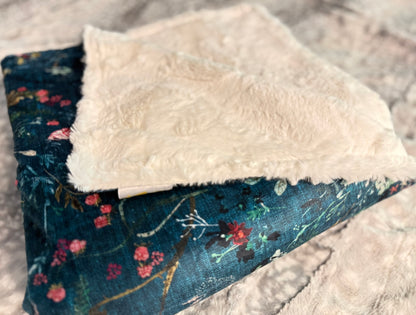 Fable Floral Mama Bear Minky Throw