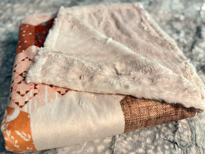 Dream A Little Dream Mama Bear Minky Throw