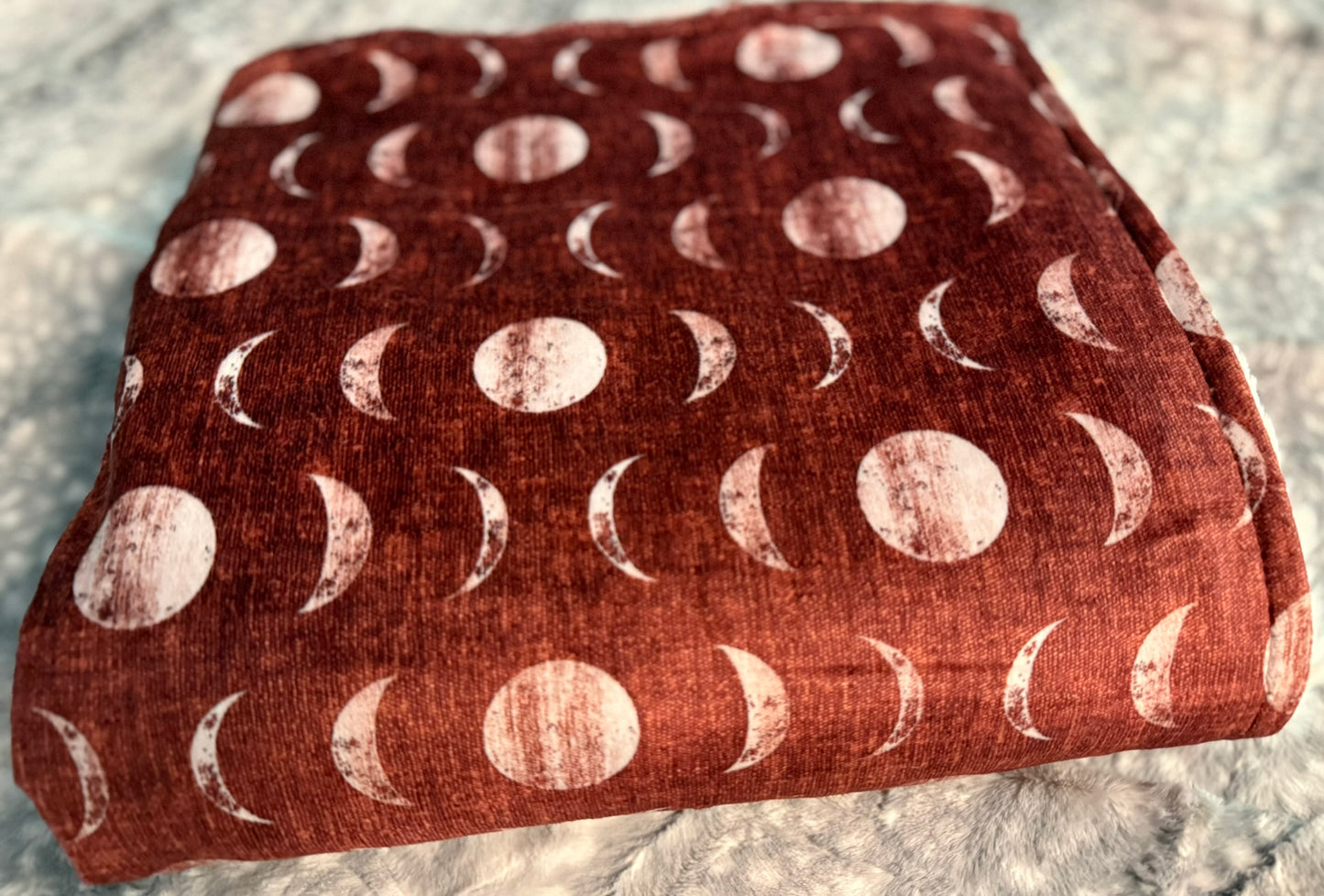 Phases Of The Moon Mama Bear Minky Throw