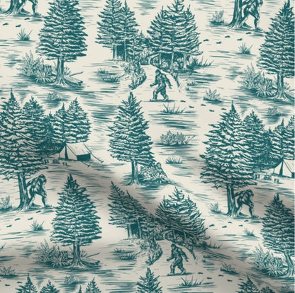 Sasquatch Papa Bear Minky Throw