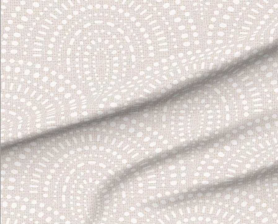 Scalloped Dots Mama Bear Minky Throw