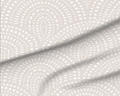 Scalloped Dots Mama Bear Minky Throw