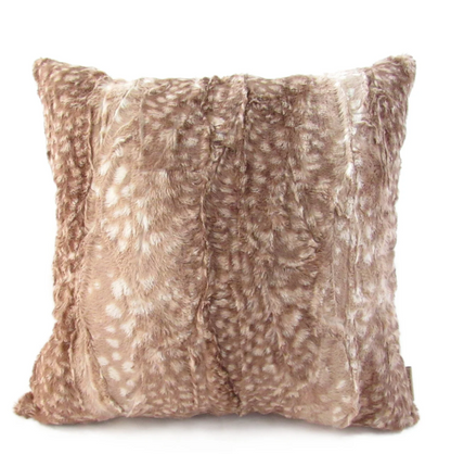 High Pile Minky Pillow Covers -Fawn