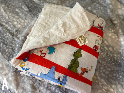 Baby Blankets 100% Cotton on Cuddle Luxe Minky