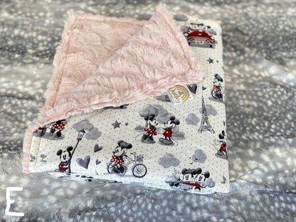 Baby Blankets 100% Cotton on Cuddle Luxe Minky